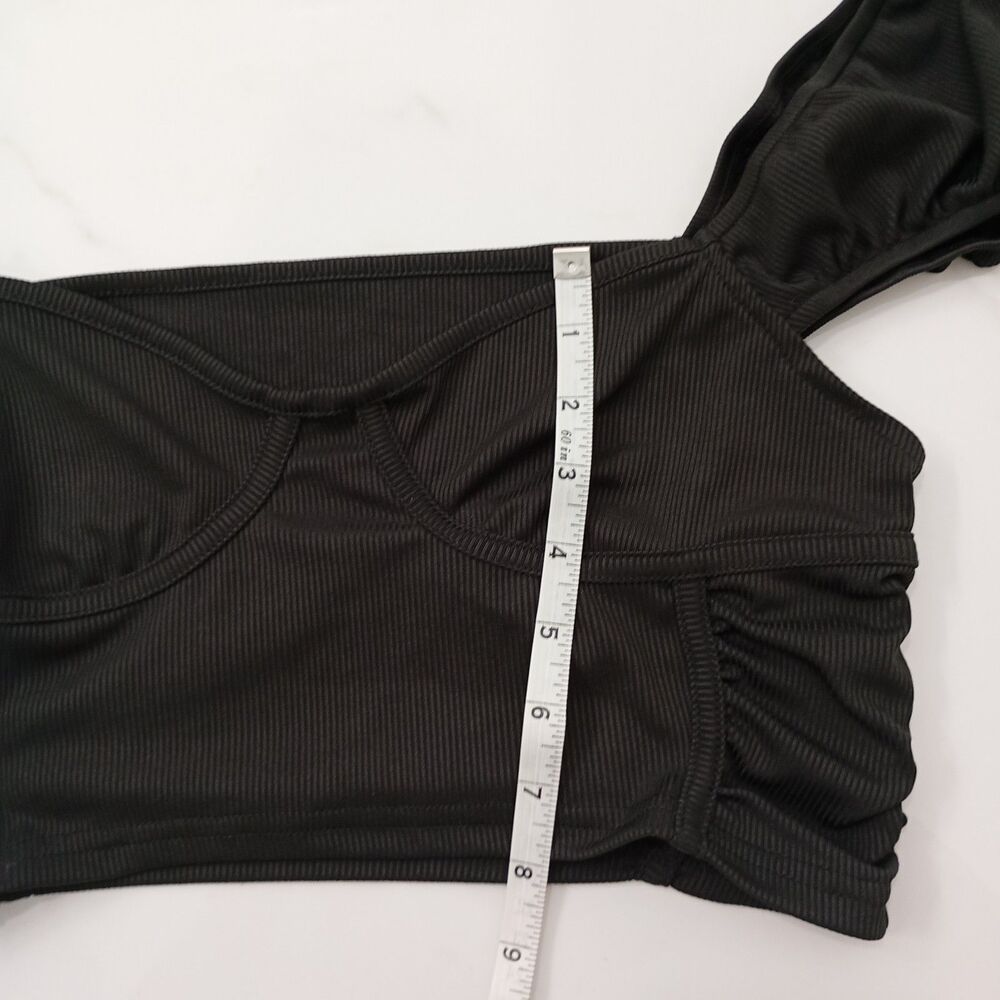 Crop Top  Size M Women's Black - Picture 9 of 12